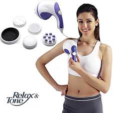 Relax Spin Tone Electric Handheld Full Body Massager Slimming Toning  Relaxing