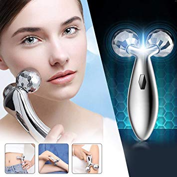 3D Solar Y-Shape Face And Body Massage Roller